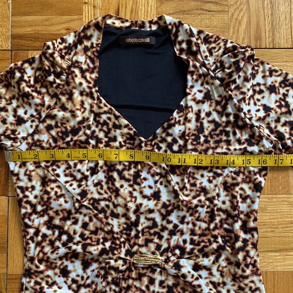 Roberto Cavalli Digital Print Ombre Sheath Dress Size Medium EUC - Picture 9 of 16